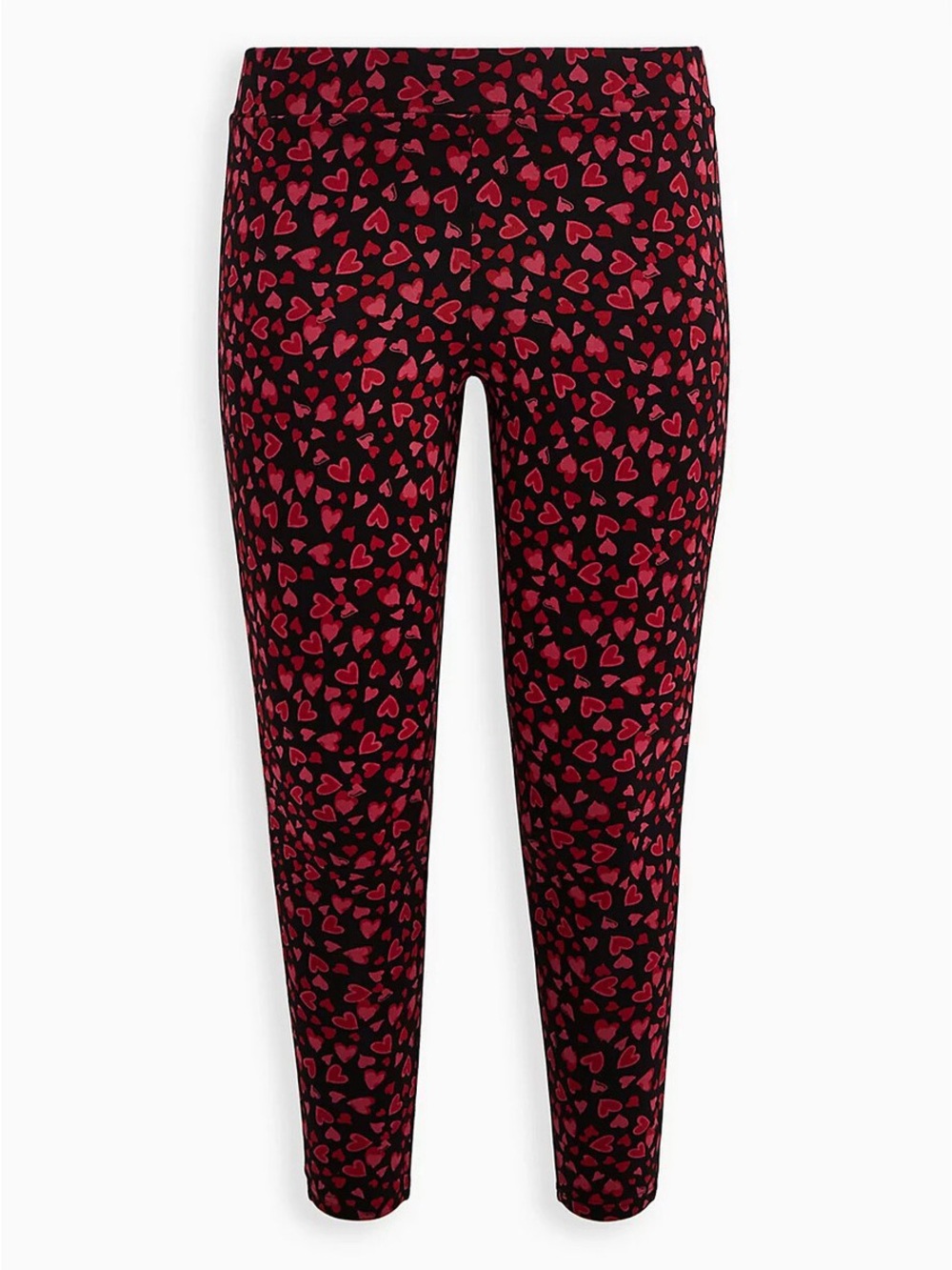 $ SALE torrid Black leggings with Red Heart Print premium size 0X